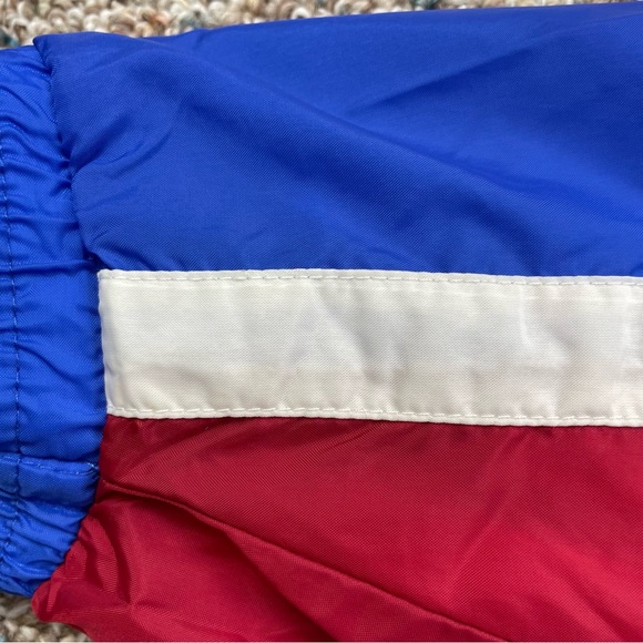 VTG 90s MacGregor Blue Red White Colorful Men’s Full Zip Windbreaker Jacket sz L - Picture 12 of 13